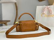 Chloe Small Camera Bag in Shiny Leather Brown - 25x12x12cm - 3
