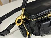 Chloe Small Camera Bag in Shiny Leather Black - 25x12x12cm - 4