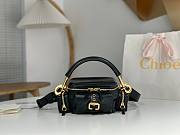 Chloe Small Camera Bag in Shiny Leather Black - 25x12x12cm - 5