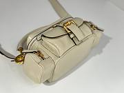 Chloe Small Camera Bag in Shiny Leather White - 25x12x12cm - 3