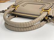 Chloe Small Marcie Bag In Grained Leather Cashmere Grey - 30x23x9cm - 2