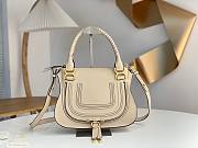 Chloe Small Marcie Bag In Grained Leather Beige - 30x23x9cm - 1