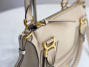 Chloe Small Marcie Bag In Grained Leather Beige - 30x23x9cm - 5