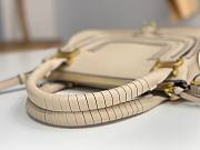 Chloe Small Marcie Bag In Grained Leather Beige - 30x23x9cm - 6
