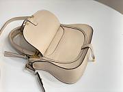Chloe Small Marcie Bag In Grained Leather Beige - 30x23x9cm - 2