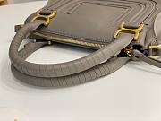 Chloe Small Marcie Bag In Grained Leather Gray - 30x23x9cm - 2
