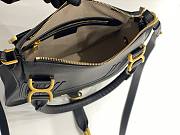 Chloe Small Marcie Bag In Grained Leather Black - 30x23x9cm - 5