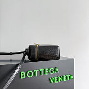 Bottega Veneta Bang Bang Vanity Case Crocodile Black - 23x12.5x4cm - 4