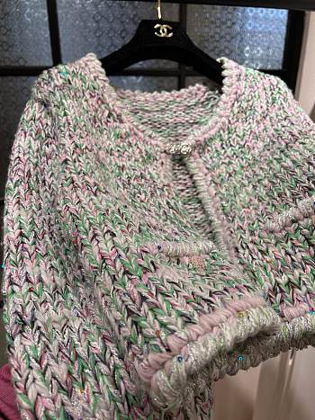 Chanel Jacket Cotton & Wool Multicolour