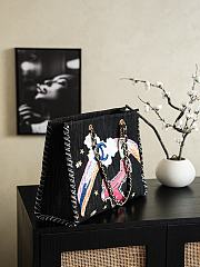 Chanel Night Flight Large Tote Embroidered Denim - 40x30cm - 4