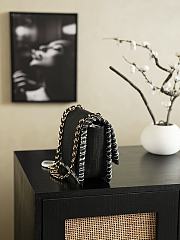 Chanel Night Flight Flap Bag Embroidered Denim  - 5