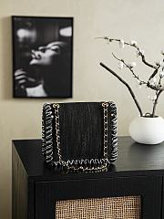 Chanel Night Flight Flap Bag Embroidered Denim  - 3