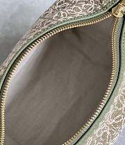 Loewe Cubi Bag Small Anagram Jacquard Avocado Green - 21x17x12.5cm - 4