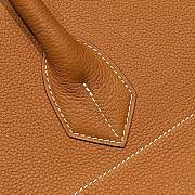 Hermes Shoulder Birkin 42 Togo Leather Brown Silver  - 5