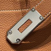 Hermes Shoulder Birkin 42 Togo Leather Brown Silver  - 2