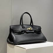 Hermes Shoulder Birkin 42 Togo Leather Black Gold - 6