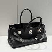 Hermes Shoulder Birkin 42 Togo Leather Black Silver  - 5
