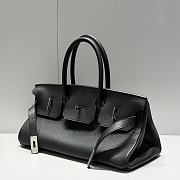 Hermes Shoulder Birkin 42 Togo Leather Black Silver  - 4