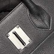 Hermes Shoulder Birkin 42 Togo Leather Black Silver  - 2