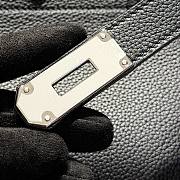 Hermes Shoulder Birkin 42 Togo Leather Black Silver  - 3