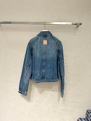 Loewe Trapeze Jacket In Denim Blue  - 6