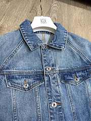 Loewe Trapeze Jacket In Denim Blue  - 5