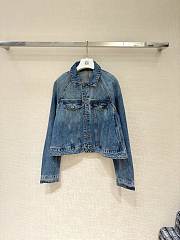 Loewe Trapeze Jacket In Denim Blue  - 4