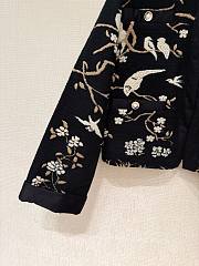 Chanel Jacket Wool & Cashmere Black Gold & White - 6