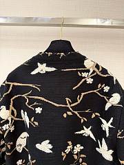 Chanel Jacket Wool & Cashmere Black Gold & White - 5