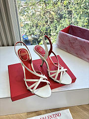 VLTN Fetishique Sandal In Nappa Sandal 105mm White - 1