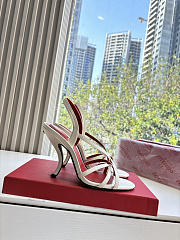 VLTN Fetishique Sandal In Nappa Sandal 105mm White - 6