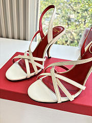 VLTN Fetishique Sandal In Nappa Sandal 105mm White - 5