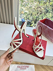 VLTN Fetishique Sandal In Nappa Sandal 105mm White - 4