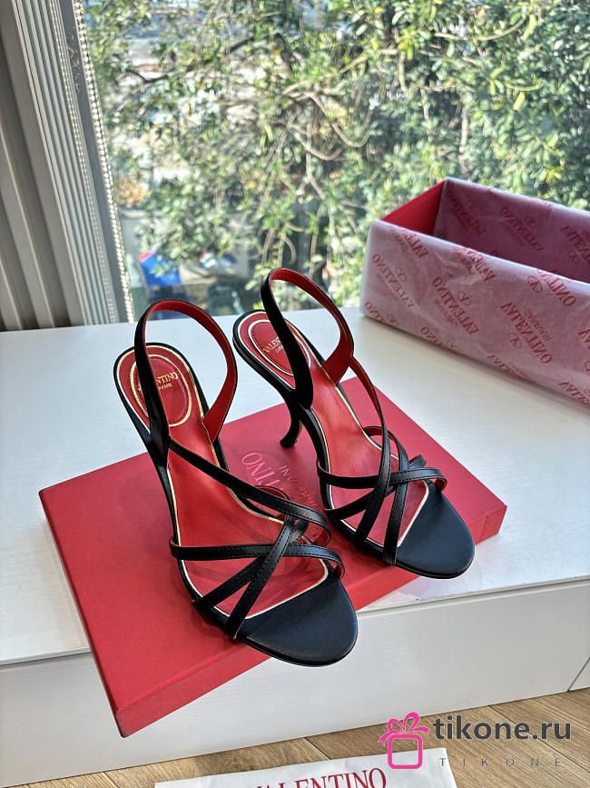 VLTN Fetishique Sandal In Nappa Sandal 105mm Black  - 1