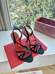 VLTN Fetishique Sandal In Nappa Sandal 105mm Black  - 1