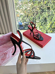 VLTN Fetishique Sandal In Nappa Sandal 105mm Black  - 6