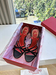 VLTN Fetishique Sandal In Nappa Sandal 105mm Black  - 2