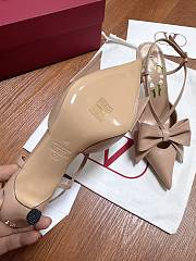 VLTN Bowow Slingback Pumps In Kidskin 85mm - 2