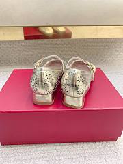 Roger Vivier Très Vivier Mary Jane In Leather Gold - 4