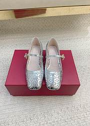 Roger Vivier Très Vivier Mary Jane In Leather Silver - 1