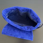 Bottega Veneta Giorno Suede Blue Royal - 33x19x8cm - 2