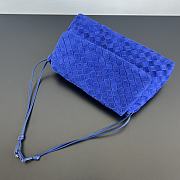 Bottega Veneta Giorno Suede Blue Royal - 33x19x8cm - 3
