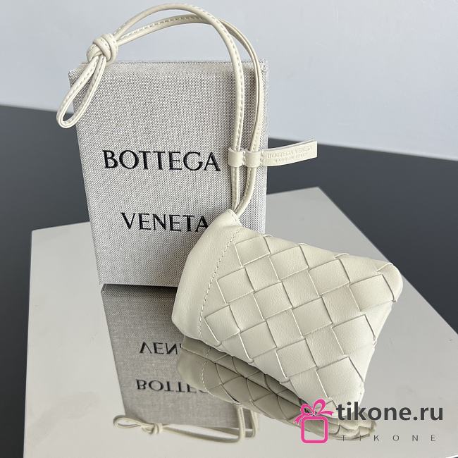 Bottega Veneta Micro Dustbag Sea Salt - 11x8.5cm - 1