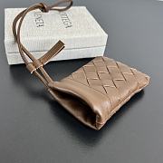 Bottega Veneta Micro Dustbag Brown - 11x8.5cm - 5