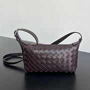 Bottega Veneta Traveler Phone Pouch in Dark Barolo - 20x12x5.5cm - 4