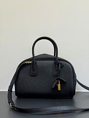 YSL Sac De Jour Boston In Grained Leather In Black - 27x18x15cm - 1