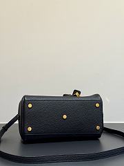 YSL Sac De Jour Boston In Grained Leather In Black - 27x18x15cm - 5