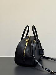 YSL Sac De Jour Boston In Grained Leather In Black - 27x18x15cm - 2