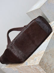 YSL Le 5 À 7 Bea In Pony Hair Leather Moka - 50x28x18cm - 3