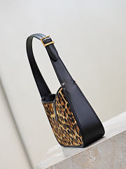 YSL Le 5 A 7 Shoulder Bag in Leopard-Print Calf Hair - 25x14x6cm - 6